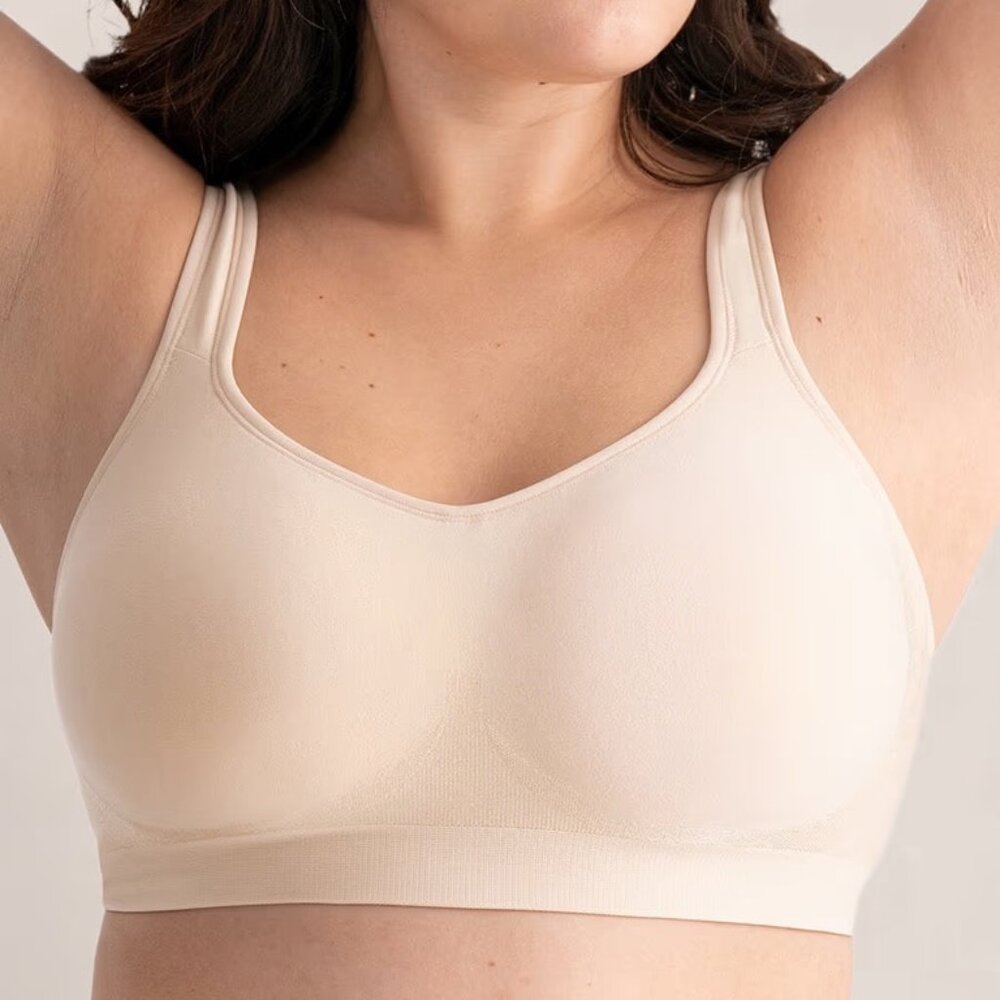 Truekind Daily Comfort Wireless Shaper Bra in Chai sz 3XL style 10022 Shapermint